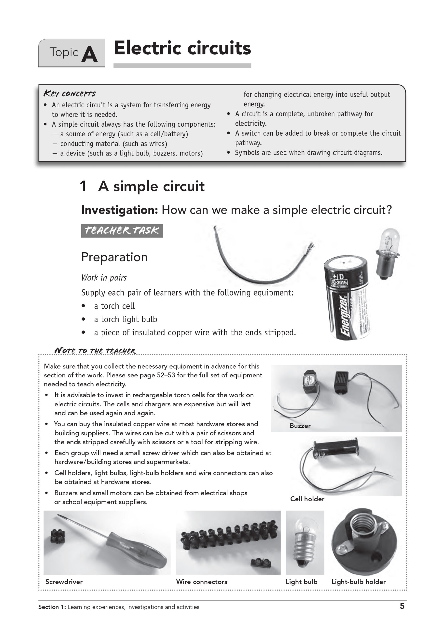 Energy & Change and Systems & Control - Grade 6 - PSP Website